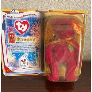 Millennium The Bear 1999 TY Beanie Baby RARE Ronald McDonald House Charities NIB